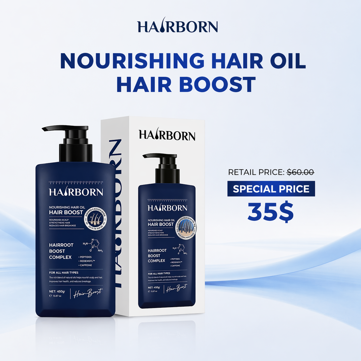 HairBorn Nourishing Hair Oil Hair Boots