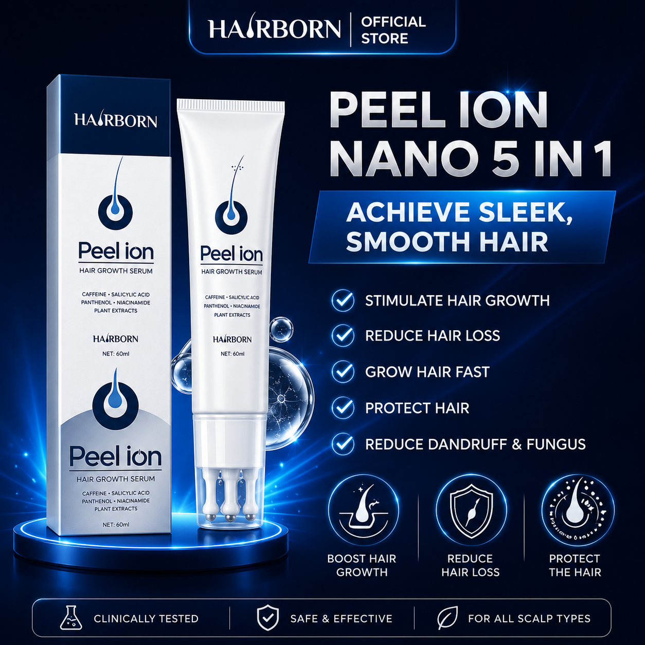 HairBorn™ Peel ion - Hair Regrowth Serum